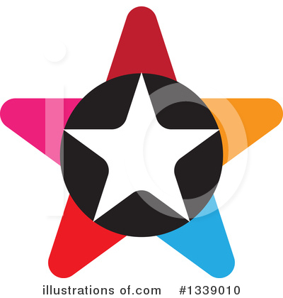 Royalty-Free (RF) Star Clipart Illustration by ColorMagic - Stock Sample #1339010