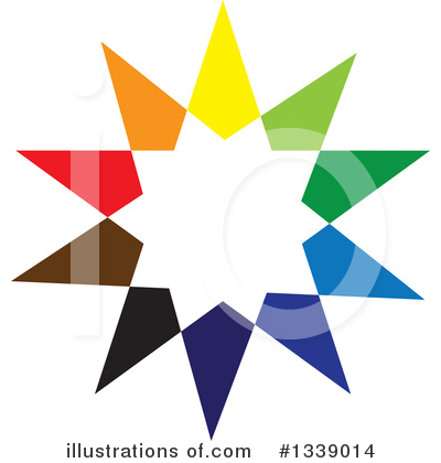 Royalty-Free (RF) Star Clipart Illustration by ColorMagic - Stock Sample #1339014
