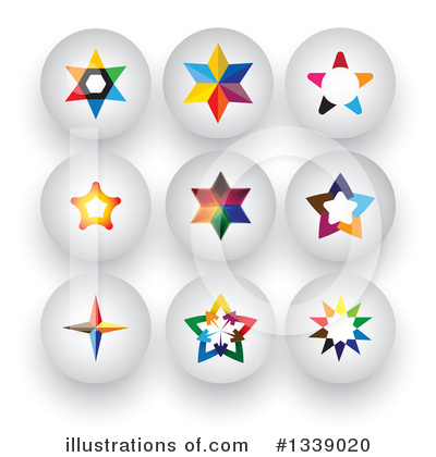 Royalty-Free (RF) Star Clipart Illustration by ColorMagic - Stock Sample #1339020