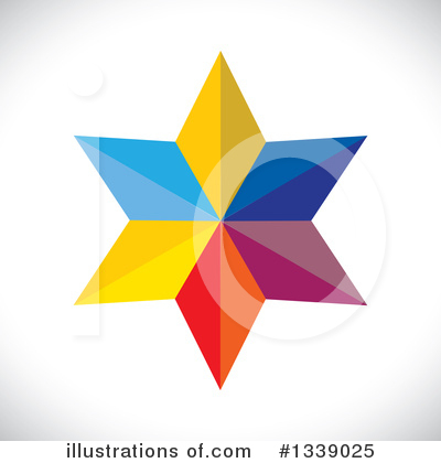Royalty-Free (RF) Star Clipart Illustration by ColorMagic - Stock Sample #1339025