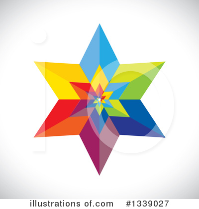 Royalty-Free (RF) Star Clipart Illustration by ColorMagic - Stock Sample #1339027
