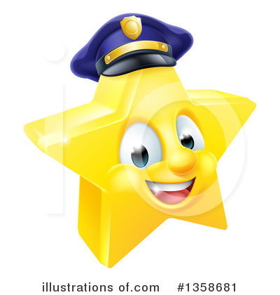 Police Officer Clipart #1358681 by AtStockIllustration