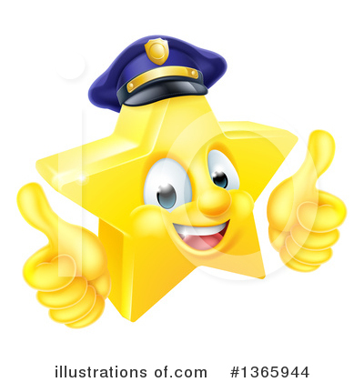 Police Officer Clipart #1365944 by AtStockIllustration
