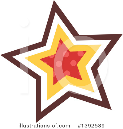 Royalty-Free (RF) Star Clipart Illustration by BNP Design Studio - Stock Sample #1392589