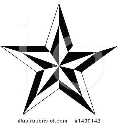 Royalty-Free (RF) Star Clipart Illustration by dero - Stock Sample #1400142