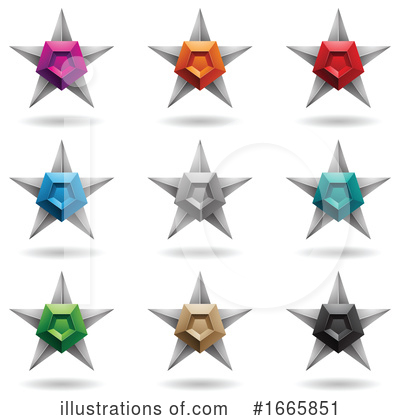 Royalty-Free (RF) Star Clipart Illustration by cidepix - Stock Sample #1665851