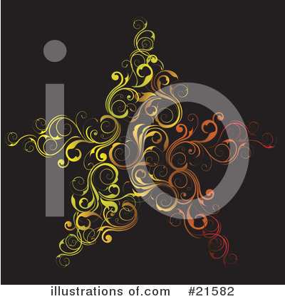 Royalty-Free (RF) Star Clipart Illustration by OnFocusMedia - Stock Sample #21582