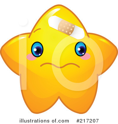 Royalty-Free (RF) Star Clipart Illustration by Pushkin - Stock Sample #217207