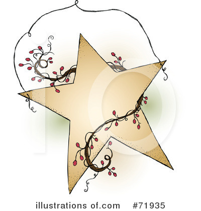 Royalty-Free (RF) Star Clipart Illustration by inkgraphics - Stock Sample #71935