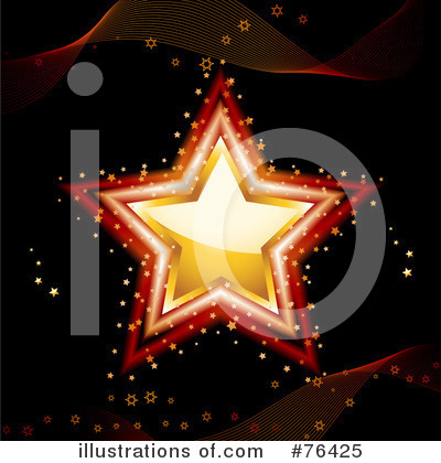 Royalty-Free (RF) Star Clipart Illustration by elaineitalia - Stock Sample #76425