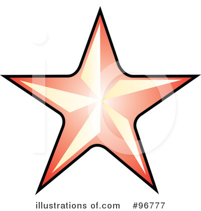 Royalty-Free (RF) Star Clipart Illustration by Andy Nortnik - Stock Sample #96777