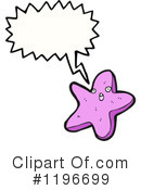 Star Fish Clipart #1196699 by lineartestpilot