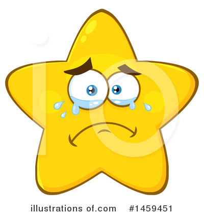 Royalty-Free (RF) Star Mascot Clipart Illustration by Hit Toon - Stock Sample #1459451