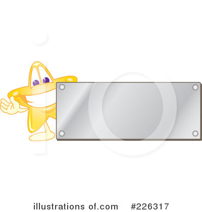 Royalty-Free (RF) Star Mascot Clipart Illustration by Mascot Junction - Stock Sample #226317