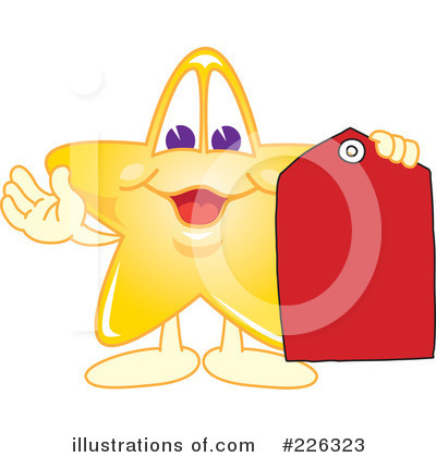 Royalty-Free (RF) Star Mascot Clipart Illustration by Mascot Junction - Stock Sample #226323