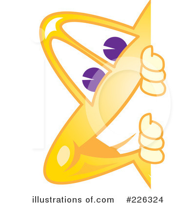 Royalty-Free (RF) Star Mascot Clipart Illustration by Mascot Junction - Stock Sample #226324