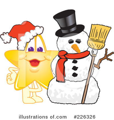 Royalty-Free (RF) Star Mascot Clipart Illustration by Mascot Junction - Stock Sample #226326