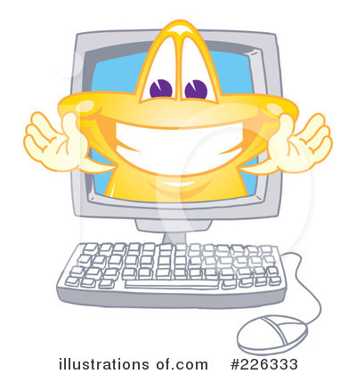Royalty-Free (RF) Star Mascot Clipart Illustration by Mascot Junction - Stock Sample #226333