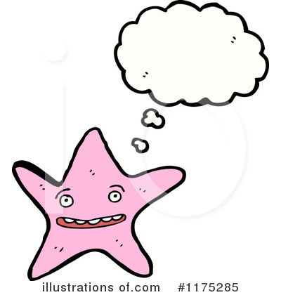Royalty-Free (RF) Starfish Clipart Illustration by lineartestpilot - Stock Sample #1175285