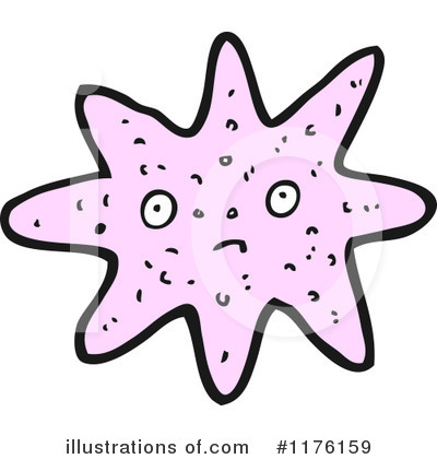 Royalty-Free (RF) Starfish Clipart Illustration by lineartestpilot - Stock Sample #1176159