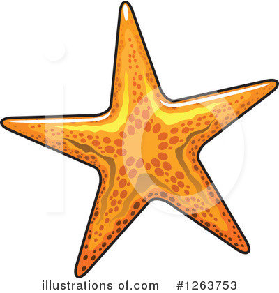 Starfish Clipart #1263753 by Vector Tradition SM