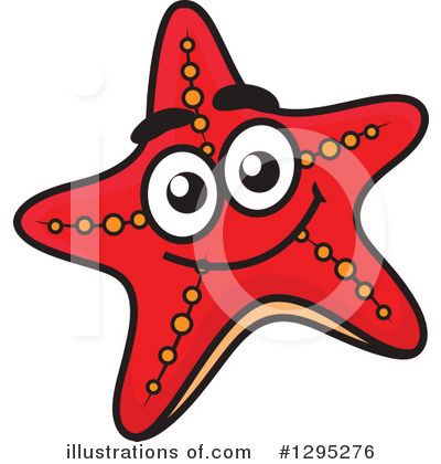 Royalty-Free (RF) Starfish Clipart Illustration by Vector Tradition SM - Stock Sample #1295276
