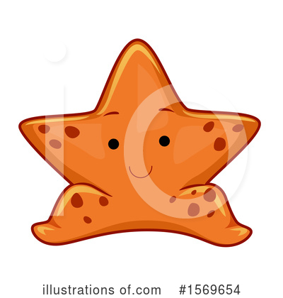 Royalty-Free (RF) Starfish Clipart Illustration by BNP Design Studio - Stock Sample #1569654