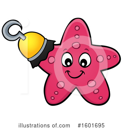 Royalty-Free (RF) Starfish Clipart Illustration by visekart - Stock Sample #1601695