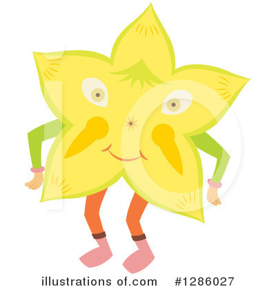 Royalty-Free (RF) Starfruit Clipart Illustration by Cherie Reve - Stock Sample #1286027
