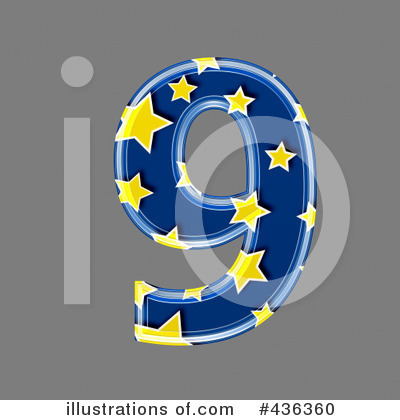 Royalty-Free (RF) Starry Symbol Clipart Illustration by chrisroll - Stock Sample #436360