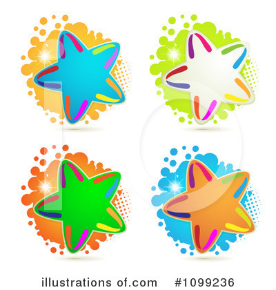 Royalty-Free (RF) Stars Clipart Illustration by merlinul - Stock Sample #1099236