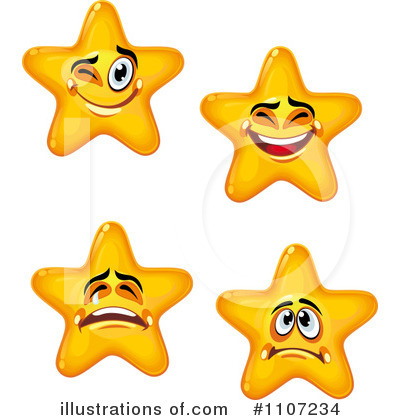 Royalty-Free (RF) Stars Clipart Illustration by Vector Tradition SM - Stock Sample #1107234