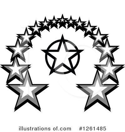 Royalty-Free (RF) Stars Clipart Illustration by Chromaco - Stock Sample #1261485