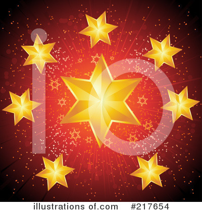 Royalty-Free (RF) Stars Clipart Illustration by elaineitalia - Stock Sample #217654