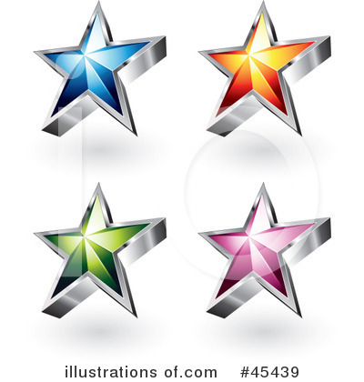 Royalty-Free (RF) Stars Clipart Illustration by TA Images - Stock Sample #45439