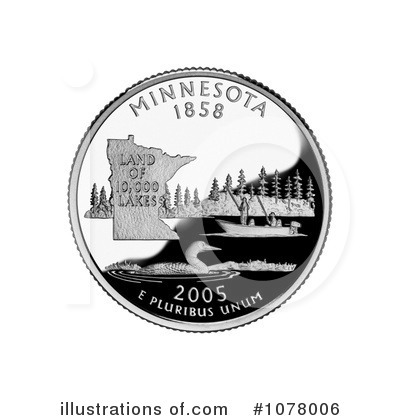 Royalty-Free (RF) State Quarters Clipart Illustration by JVPD - Stock Sample #1078006