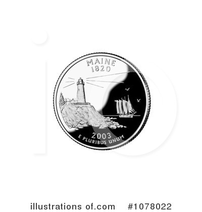 Royalty-Free (RF) State Quarters Clipart Illustration by JVPD - Stock Sample #1078022