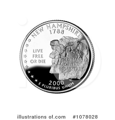 Royalty-Free (RF) State Quarters Clipart Illustration by JVPD - Stock Sample #1078028