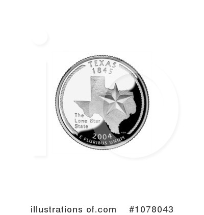 Royalty-Free (RF) State Quarters Clipart Illustration by JVPD - Stock Sample #1078043