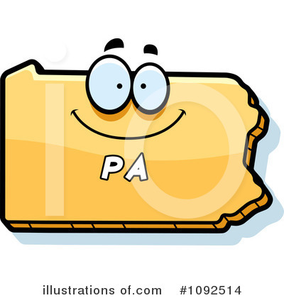 Royalty-Free (RF) States Clipart Illustration by Cory Thoman - Stock Sample #1092514