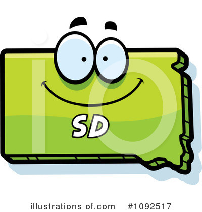 Royalty-Free (RF) States Clipart Illustration by Cory Thoman - Stock Sample #1092517