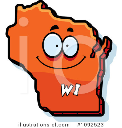 Wisconsin Clipart #1092523 by Cory Thoman