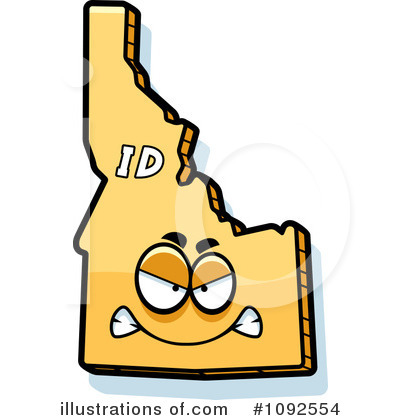 Royalty-Free (RF) States Clipart Illustration by Cory Thoman - Stock Sample #1092554
