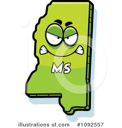 Mississippi Clipart #1092557 by Cory Thoman