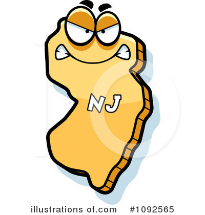 New Jersey Clipart #1092565 by Cory Thoman