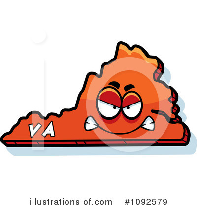 Virginia Clipart #1092579 by Cory Thoman