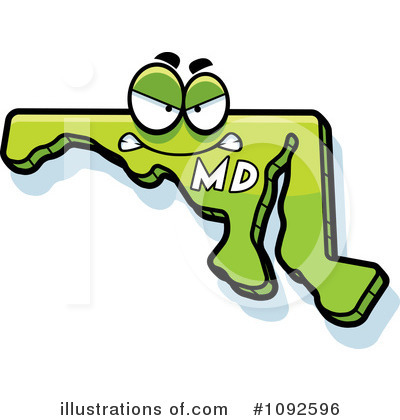 Maryland Clipart #1092596 by Cory Thoman