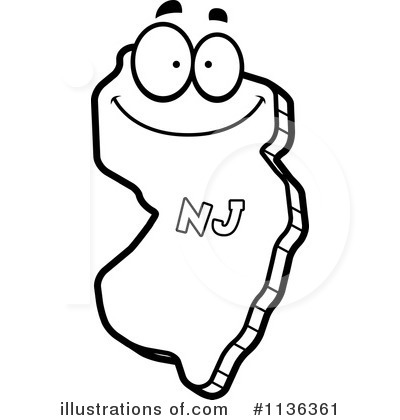 New Jersey Clipart #1136361 by Cory Thoman