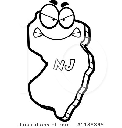 New Jersey Clipart #1136365 by Cory Thoman
