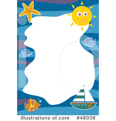 Royalty-Free (RF) Stationery Border Clipart Illustration by Prawny - Stock Sample #48038